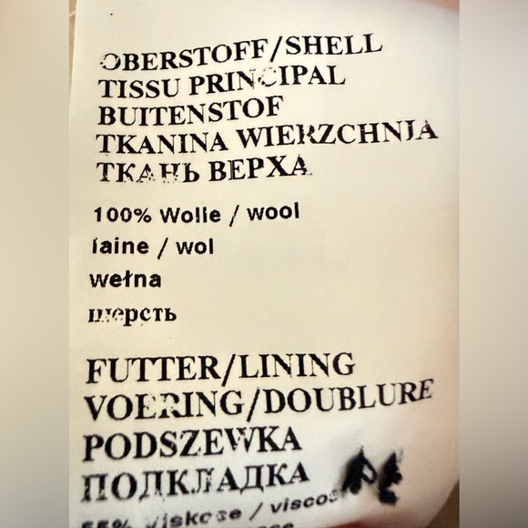 🐻‍❄️NWOT cream boiled wool car coat! Giving J. Crew preppy vibes!🐻‍❄️ - Picture 6 of 6